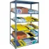 Tennsco Boltless Sloped Flow Racks