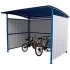 Bike Storage Shelters - Barrel Roof