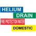 Pressure Sensitive Vinyl Pipe Markers 2-1/4" X 9"
