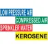 Pressure Sensitive Vinyl Pipe Markers 1-1/8" X 7"