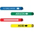 Precoiled And Strap-On Pipe Markers For 4-5/8" - 5-7/8" Pipe Diameters