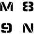 Individual Number and Letter Stencils