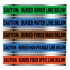 Warning Message Safety Tapes