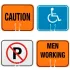 Traffic Cone Signs
