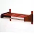 Wall Mount Coat Racks with Hanger Bars - Wood