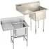 Freestanding One Compartment Left Drainboard Stainless Steel Sinks