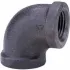 90 Degree Black Malleable Elbows