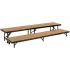 National Public Seating® - Straight Choral Risers And Guard Rails