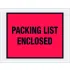 Packing List Enclosed Envelopes - Full Face