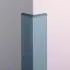 Pawling 90° Vinyl Corner Guards With 3" Wings & Recycled Vinyl Retainers