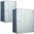 Florence Horizontal Recessed Wall-Mounted Mailboxes 4B+, Front Loading, USPS Access