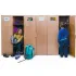 Wood Preschool Lockers with Doors