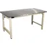 Pro-Line Heavy Duty Adjustable Height Stainless Steel Top Workbenches