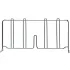 Quantum® Chrome Wire Shelf Dividers