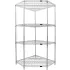 Quantum Chrome Corner Shelving Units