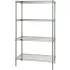 Quantum Chrome Wire Shelving Extra Deep Units