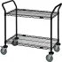 Quantum® Black Epoxy Wire Utility Carts