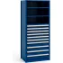 Rousseau Modular Shelving Units with Drawers