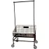 Wire Laundry Carts with Double Garment Hangers