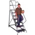 Steel Heavy Duty Safety Angle Rolling Ladders