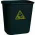 Plastic ESD Wastebaskets