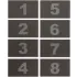 United Visual Numbers for ABS/Wood Cellphone Lockers