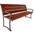 Wood Benches with Back & Arms