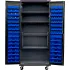 Global Industrial Configurable Mobile Bin Cabinets with Power