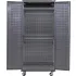 Heavy Duty Steel Configurable Mobile Wardrobe Cabinets with Solid Doors