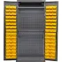Heavy Duty Configurable Wardrobe Bin Cabinet with Solid Doors