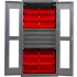 Heavy Duty Configurable Clear View Bin Cabinets with Drawers