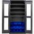 Global Industrial Configurable Clear View Bin Cabinets with Power