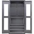 Heavy Duty Steel Configurable Pegboard Clear View Cabinets