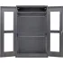 Heavy Duty Steel Configurable Wardrobe Clear View Cabinets