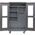 Heavy Duty Configurable Mobile Clear View Janitorial Cabinets