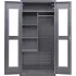 Heavy Duty Steel Configurable Combination Clear View Cabinets with Power