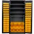 Global Industrial Configurable Bin Cabinets with Power & Electronic Lock