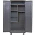 Heavy Duty Configurable Mobile Janitorial Cabinets with Electronic Lock	