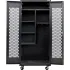 Heavy Duty Configurable Mobile Ventilated Janitorial Cabinets with Power