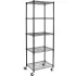 Seville Black Epoxy Wire Shelf Trucks