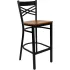 Cross Back Bar Stools