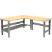 Global Industrial™ L-Shaped Adjustable Workbenches