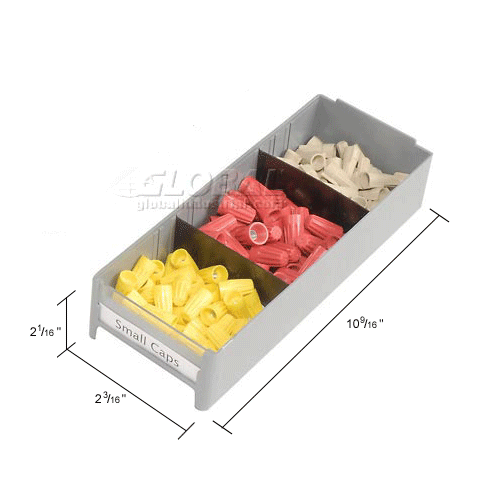 AkroMils Steel Small Parts Storage 19228 17"W x 11"D x 11"H