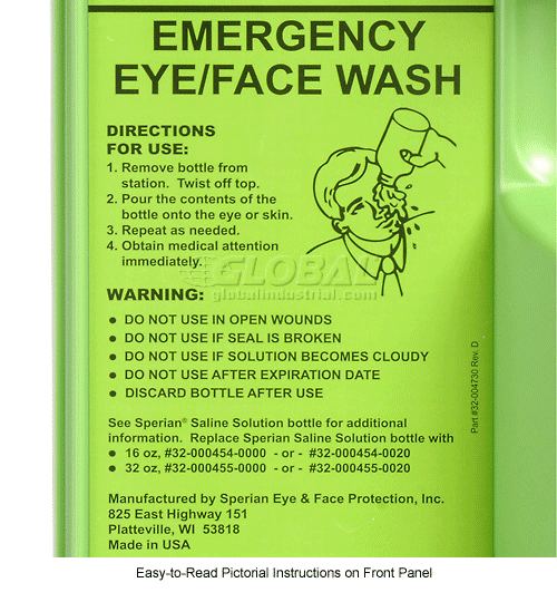 Eye//Face Wash Assembly