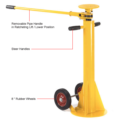 Global Industrial™ Standard Duty Trailer Stabilizing Jack Stand