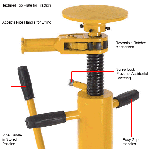 Global Industrial™ Standard Duty Trailer Stabilizing Jack Stand