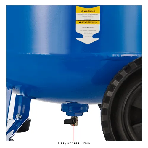 Global Industrial™ Portable MRO Electric Air Compressor, 1.5 HP, 20 Gallon,  4.8 CFM, Oil-Lube