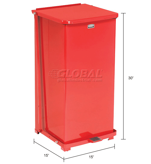 Garbage Can & Recycling Hands Free Rubbermaid® ST24ERB Defenders