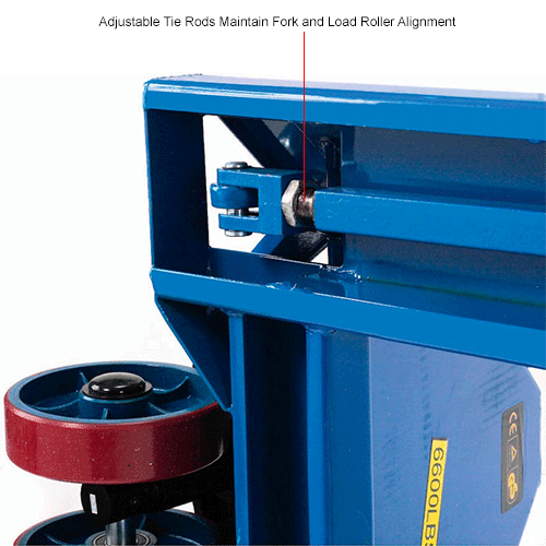 Global Industrial™ Premium Narrow Fork Pallet Jack Truck 6600 Lb