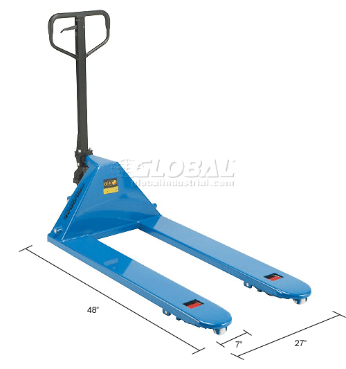 Global Industrial™ DualDirection Pallet Jack Truck 27 x 48 Forks 5000